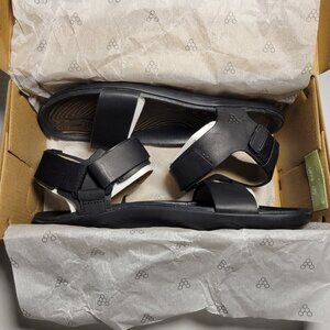 Vivobarefoot Womens Sensus Yin Sandal in Obsidian